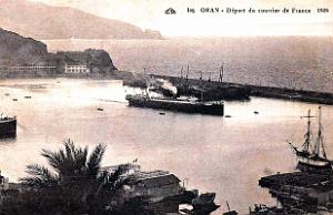 Oran - Depart du Courrier de France- 1926